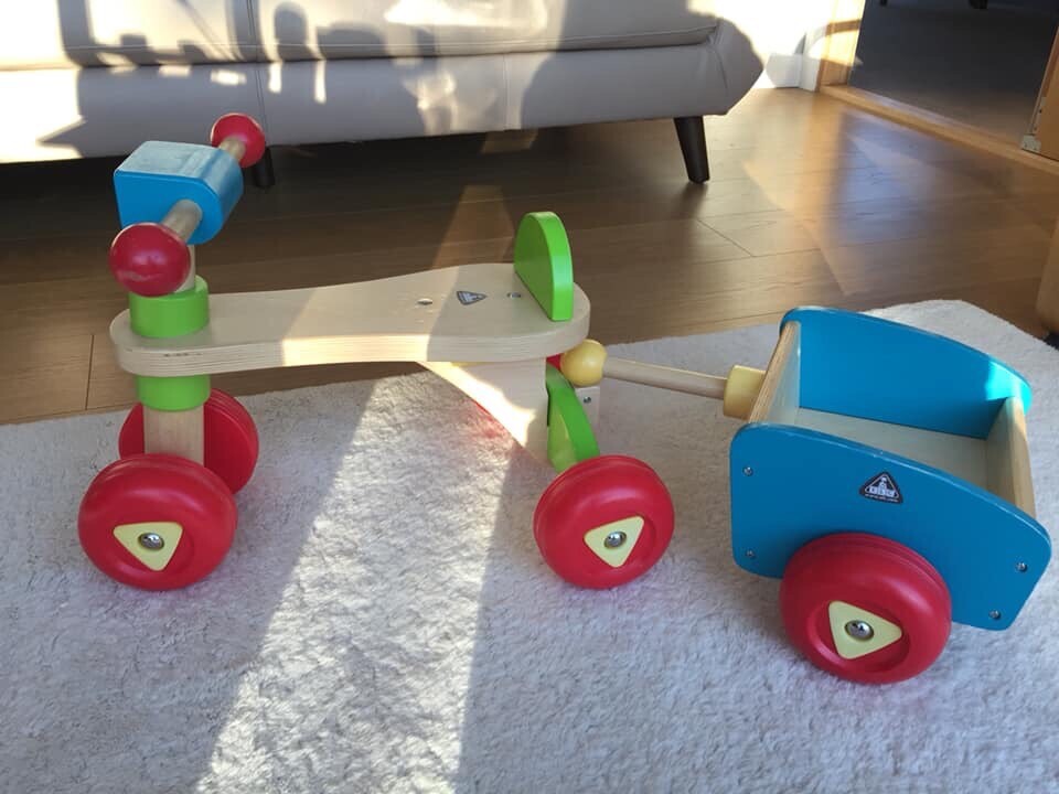 elc wooden trike